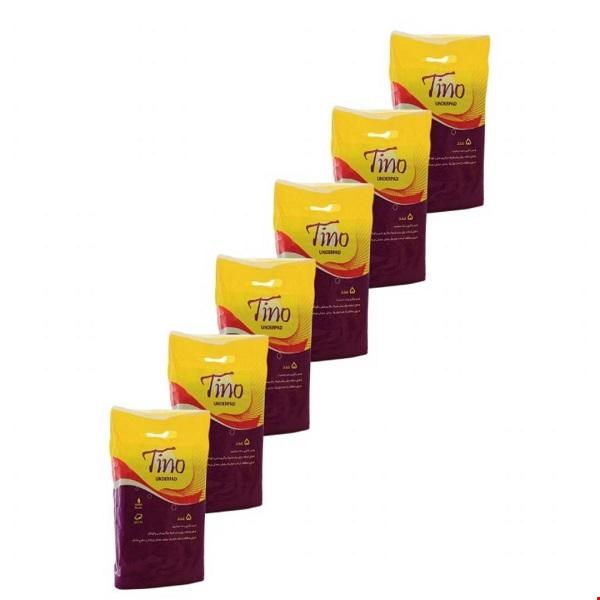 پد زیرانداز بهداشتی تینو مجموعه 6 عددی