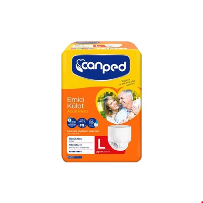 پوشک بزرگسال کن پد شورتی سایز لارج 9 عددی (جان پد) canped