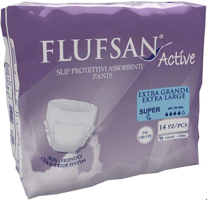 پوشک بزرگسال شورتی فلوفسان سایز خیلی بزرگ flufsan XL 