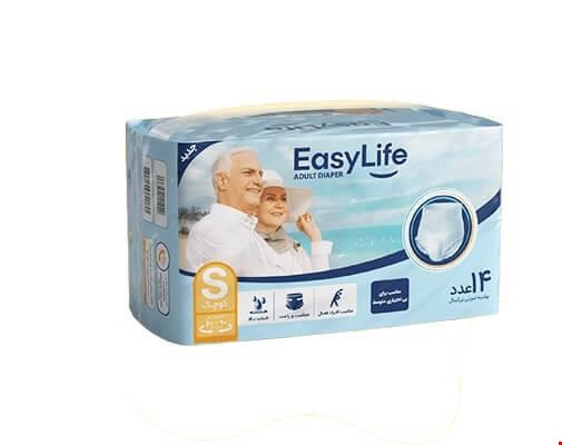 پوشک بزرگسال ایزی لایف شورتی سایز اسمال ( کوچیک ) 14 عددی
