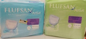 پوشک بزرگسال شورتی اکسترا متوسط فلوفسان 14 عددی flufsun