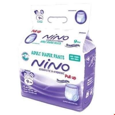 پوشک بزرگسال شورتی نینو لارج 9 عددی