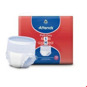 پوشک بزرگسال اتندز سایز متوسط m8 بسته ۱۸ عددی ۸ قطره ای