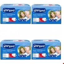 پوشک بزرگسال چسبی جان پد سایز بزرگ(لارج) 30 تایی پک 4 عددی